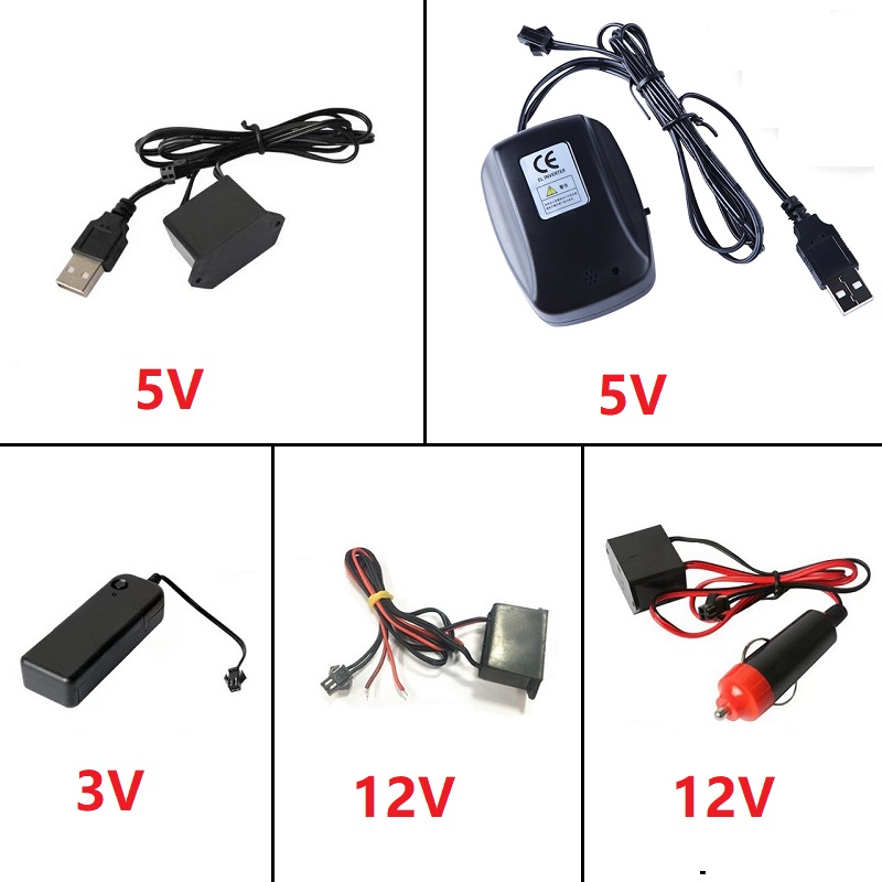 Vape Decoration - DC 12V lampu garis EL USB
