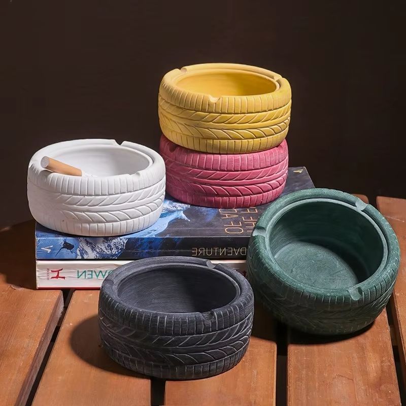 Vape Decoration - Asbak Bentuk Ban Vintage Baru, Asbak