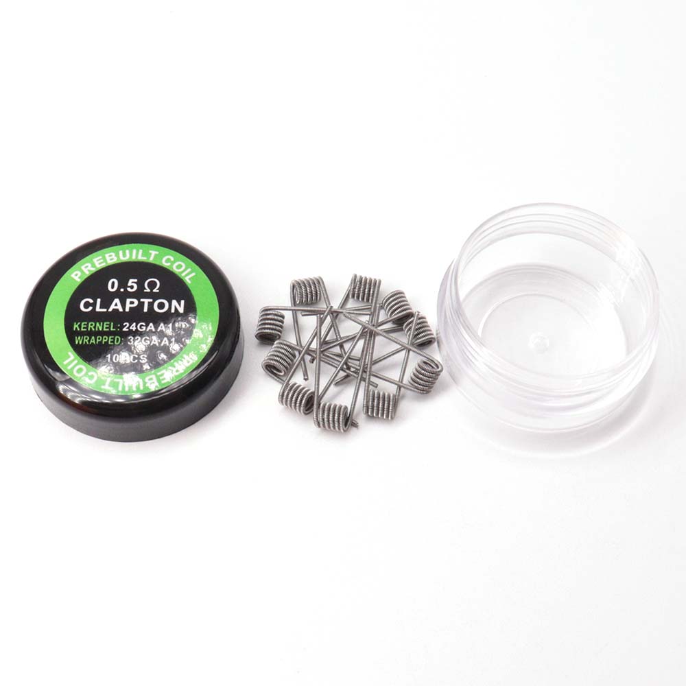 Clapton Wire Pre Built - 10 buah Kumparan Kawat Atomizer Vape