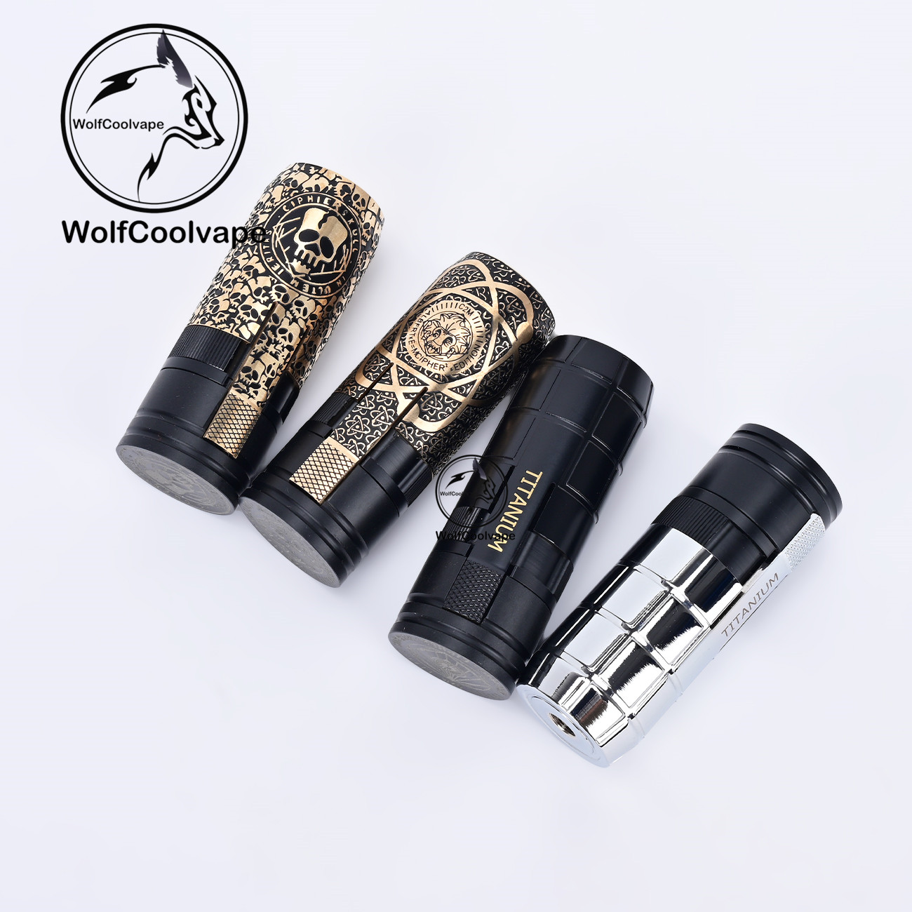Vape Battery 18650 - Wolfcoolvape MK2 Mod Mekanik Khusus Bahan