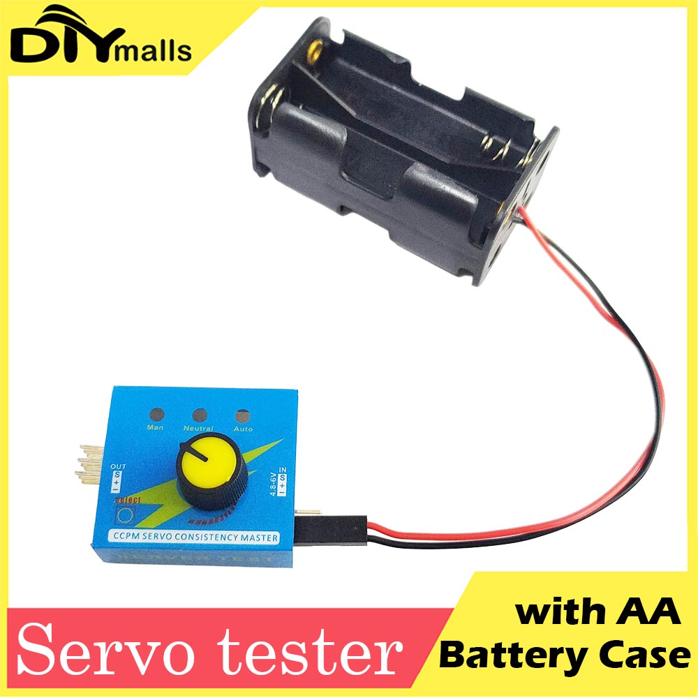 Penguji Servo 3CH Digital ESC  - Battery Case Storage ulasan dan harga