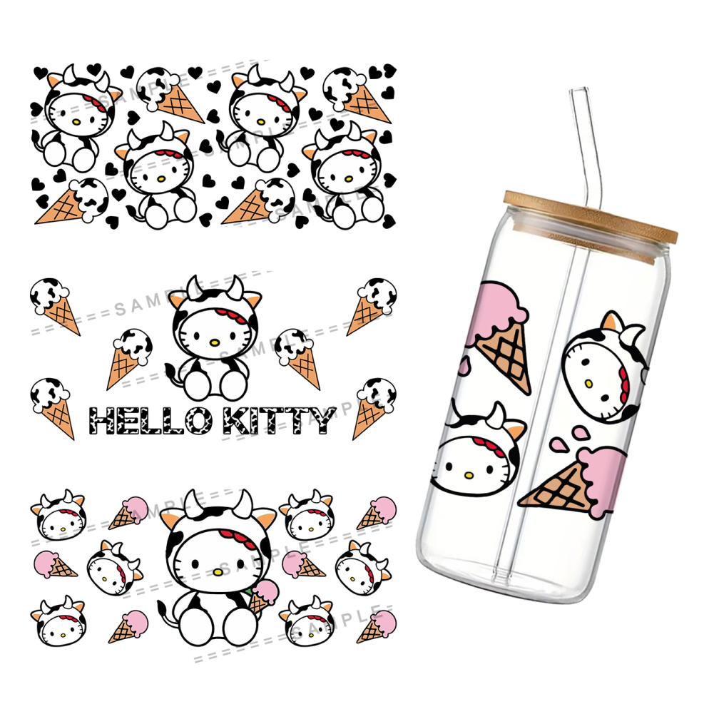 Stiker UV DTF Sanrio Hello Kit - Rdta Tank Glass ulasan dan harga
